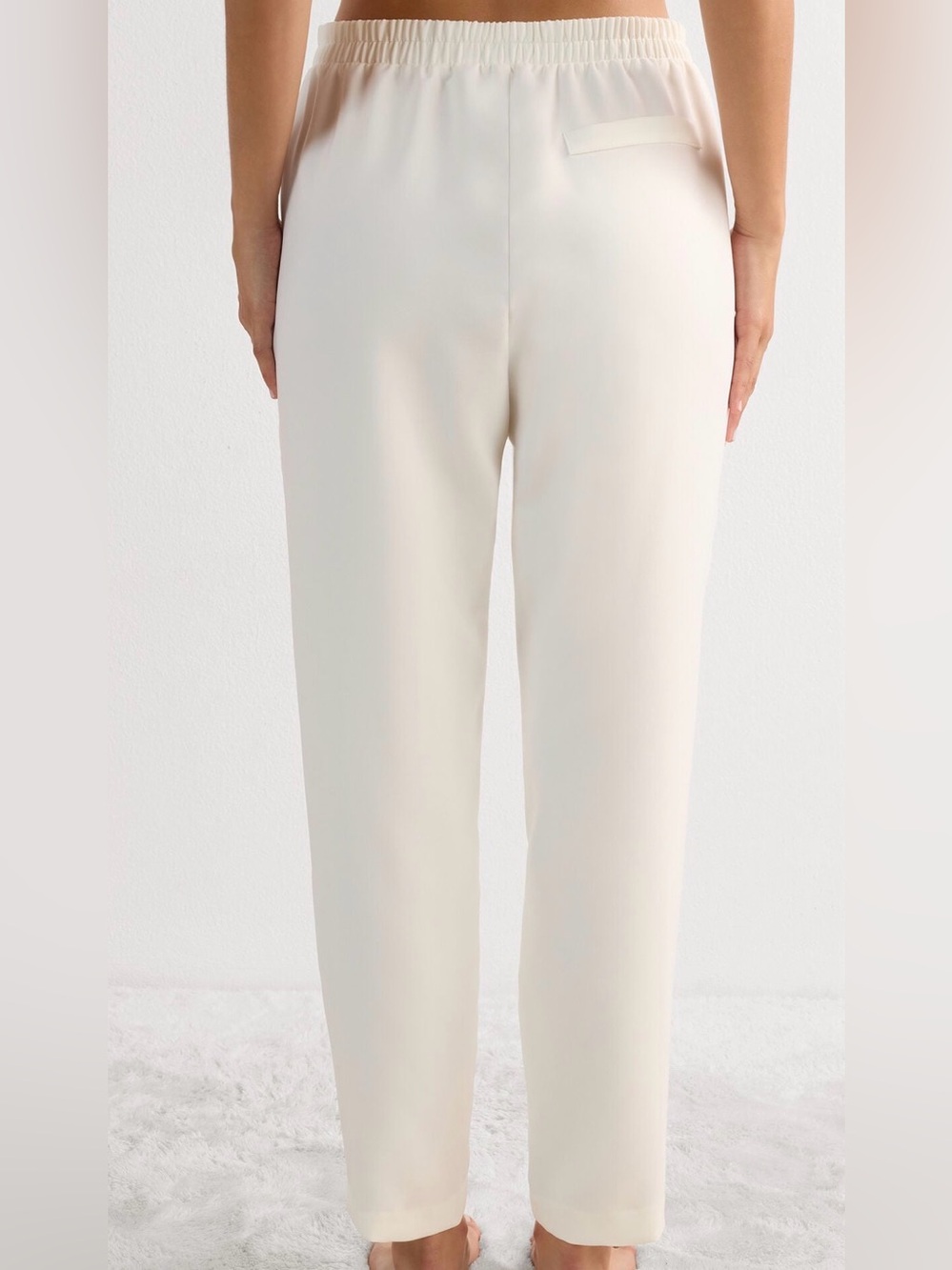 INTIMISSIMI Trousers with Pockets - Talc White